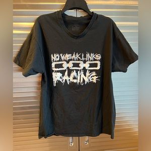 Black ‘No Weak Links’ Racing Shirt Size L